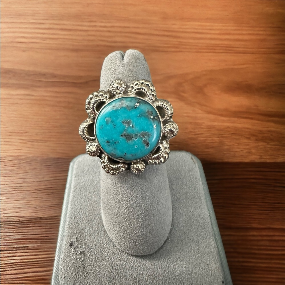 Solid Sterling Silver Turquoise Ring